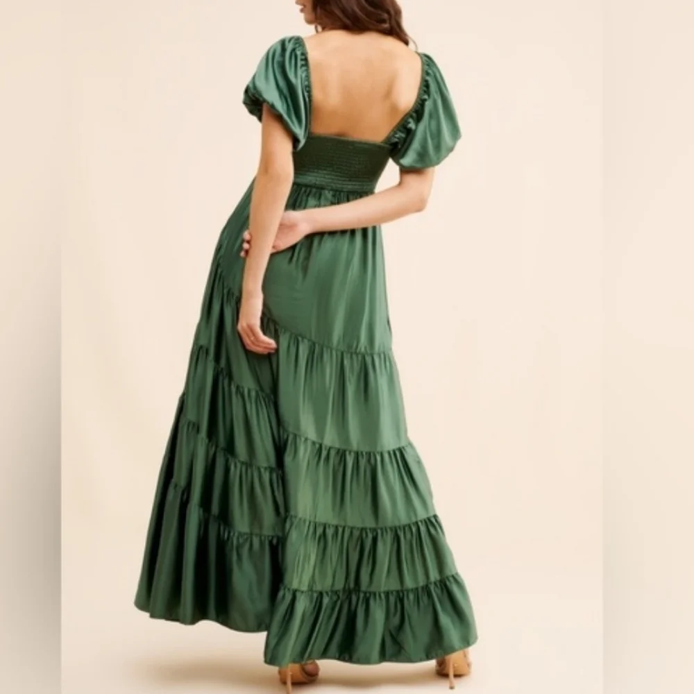 Free People Sundrenched Silky Maxi Dress